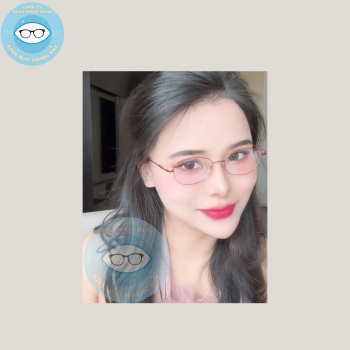 Gọng kính kim loại mã 6175